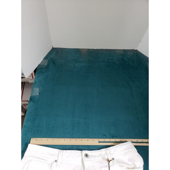 Levis Jeans Size 16 Womens White Pants Stretch Mid Rise Classic Capri Cuffed NWT - Picture 14 of 16